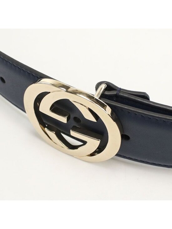 Gucci Leather Belt Interlocking